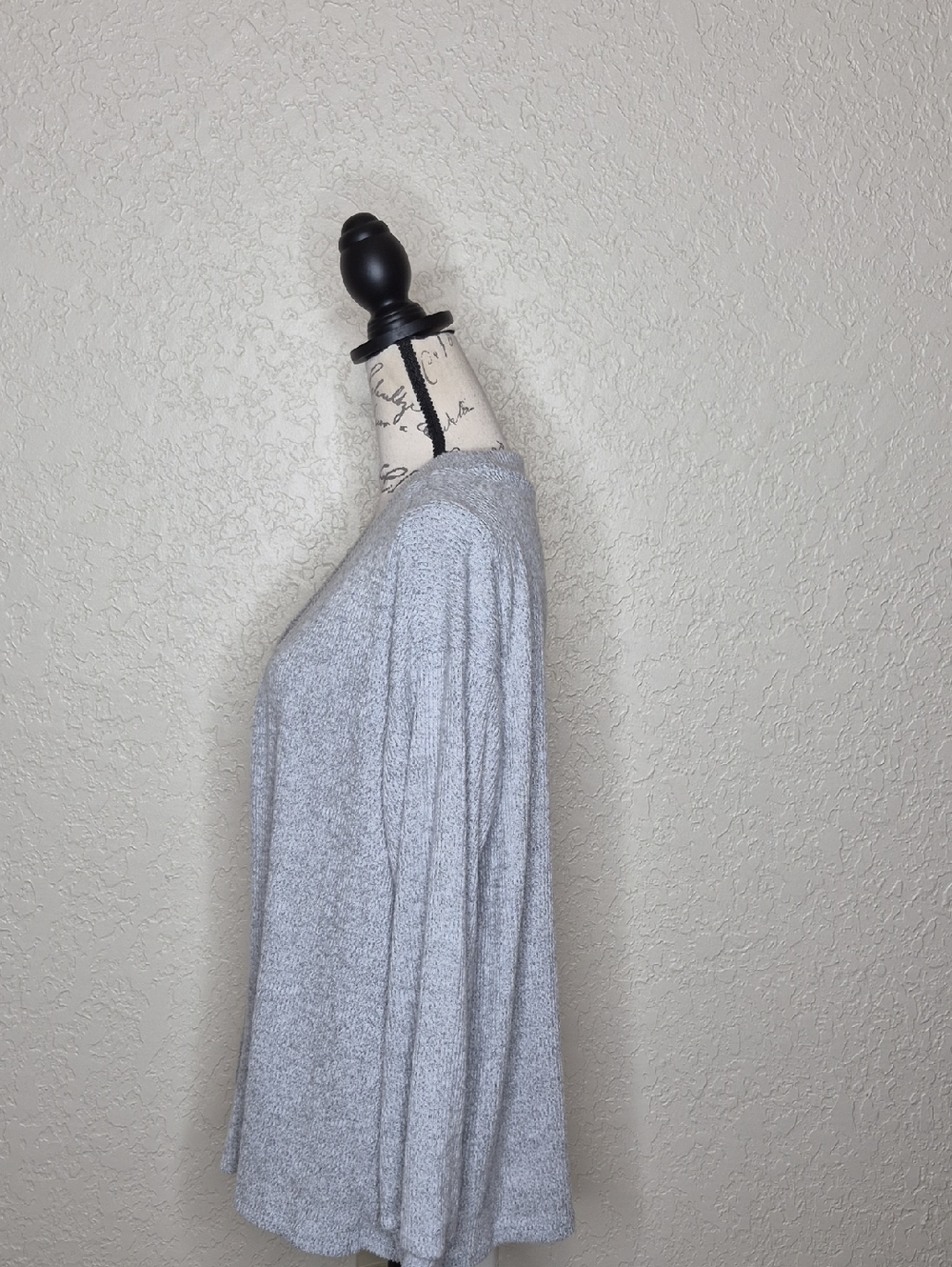 Button Front Cardigan Sweater Gray Size XL - Picture 2 of 5